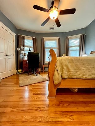 Bedroom, Home Office, Interior, Wood Texture Flooring