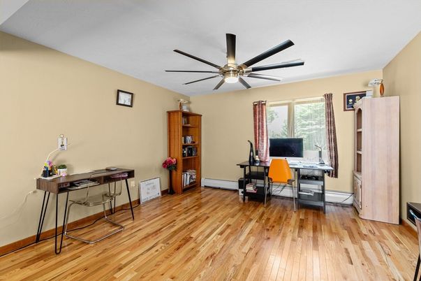 Home Office, Interior, Wood Texture Flooring
