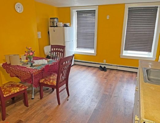 Dining room, Interior, Wood Texture Flooring