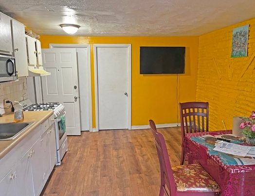 Dining room, Interior, Kitchen, Wood Texture Flooring