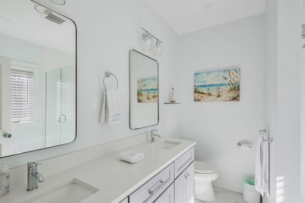 Bathroom, Dual Sink Vanities, Interior, Marble