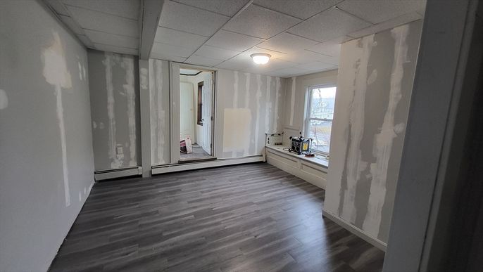Empty room, Interior, Wood Texture Flooring