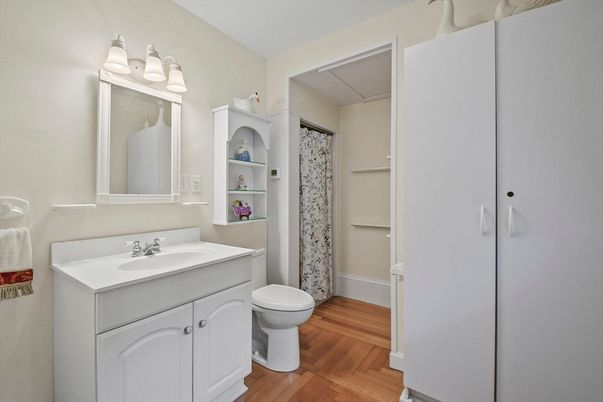 Bathroom, Interior, Wood Texture Flooring