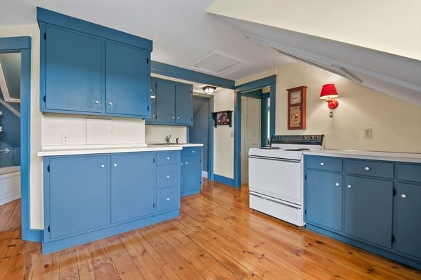 Interior, Kitchen, Wood Texture Flooring