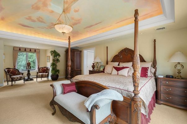 Bedroom, Interior, Pendant Lights, Recessed Lighting