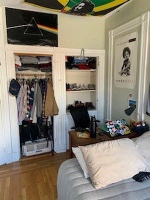 Interior, Walk-in Closets, Wood Texture Flooring