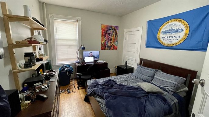 Bedroom, Home Office, Interior, Wood Texture Flooring