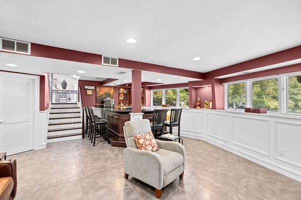 Dining room, Interior, Recessed Lighting