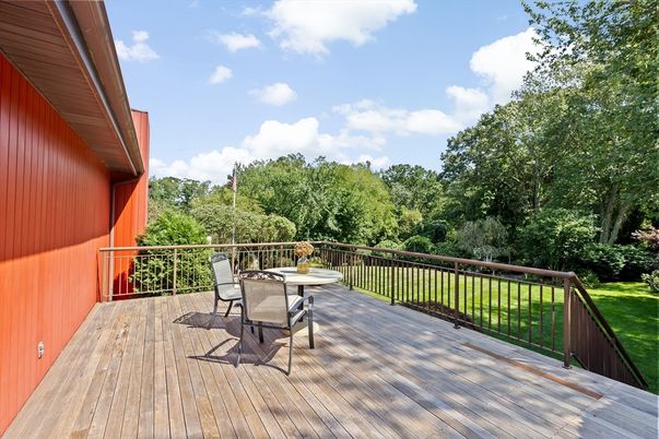Backyard, Exterior, Wood Texture Flooring