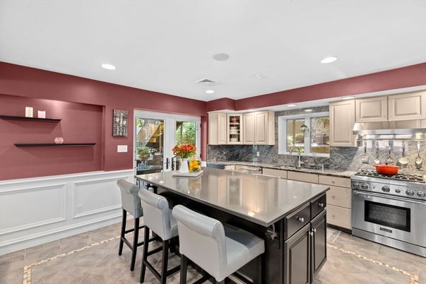Interior, Kitchen, Recessed Lighting, Stainless Steel Appliances