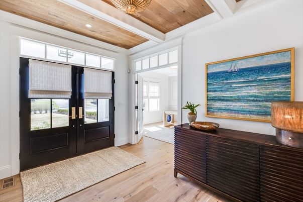 Interior, Recessed Lighting, Wooden Ceilings, Wood Texture Flooring