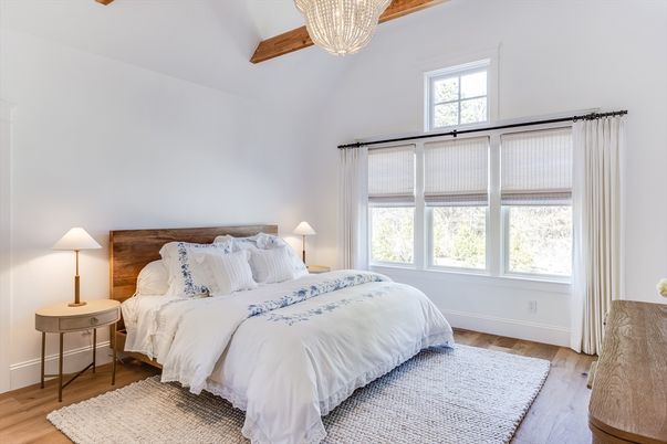 Bedroom, Interior, Wooden Beams, Wood Texture Flooring