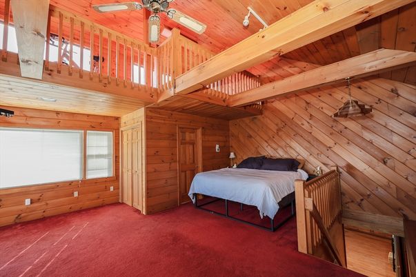 Bedroom, Interior, Wooden Beams, Wooden Ceilings, Wooden Walls