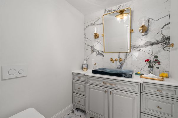 Bathroom, Interior, Marble Walls