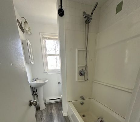 Bathroom, Interior, Wood Texture Flooring