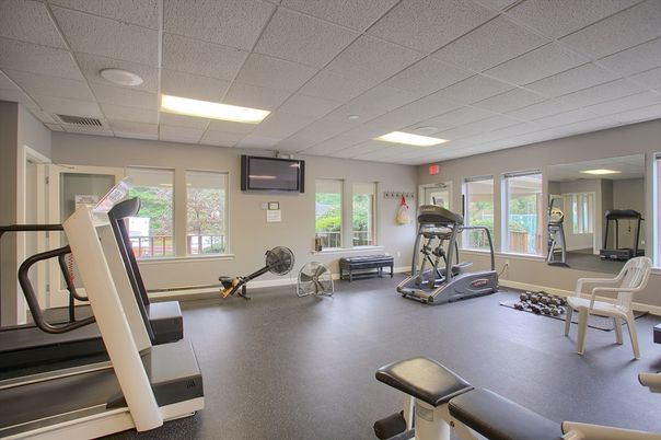 Fitness Equipment, Interior, Recessed Lighting