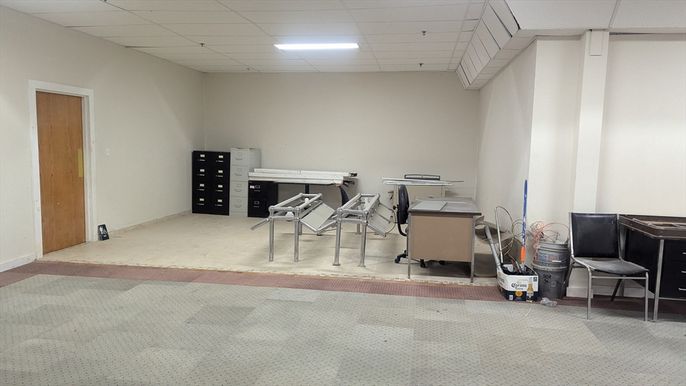Home Office, Interior, Recessed Lighting