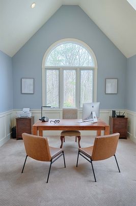 Home Office, Interior, Recessed Lighting
