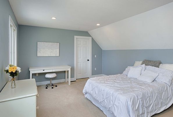 Bedroom, Home Office, Interior, Recessed Lighting