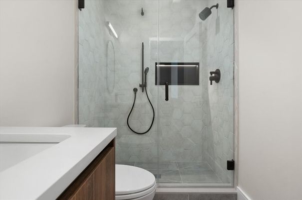 Bathroom, Glass Shower, Interior