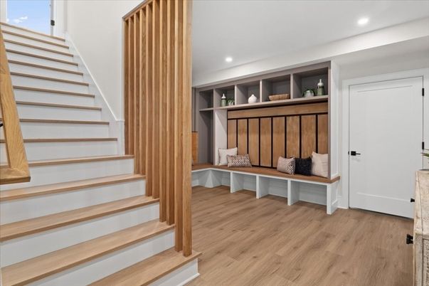 Interior, Recessed Lighting, Wood Texture Flooring