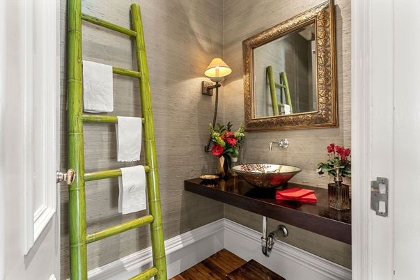 Bathroom, Interior, Wood Texture Flooring