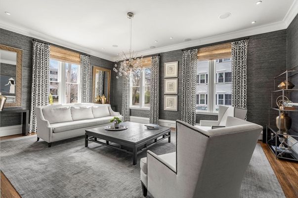 Chandelier, Interior, Living room, Recessed Lighting, Wood Texture Flooring