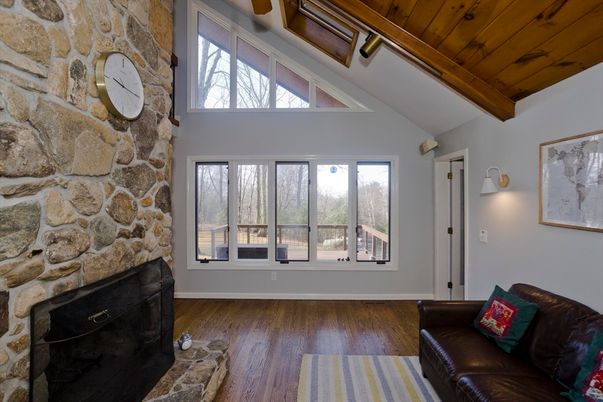 Fireplace, Interior, Stone Walls, Wooden Beams, Wooden Ceilings, Wood Texture Flooring