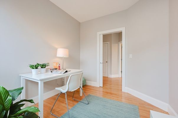 Home Office, Interior, Wood Texture Flooring