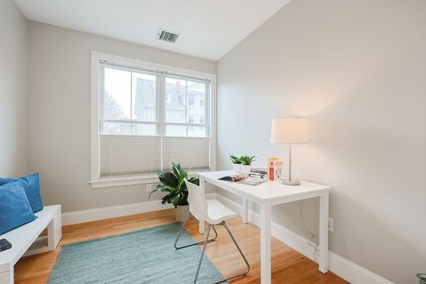 Home Office, Interior, Wood Texture Flooring