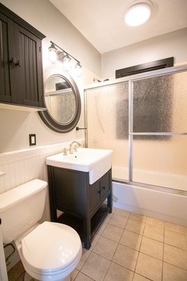 Bathroom, Glass Shower, Interior