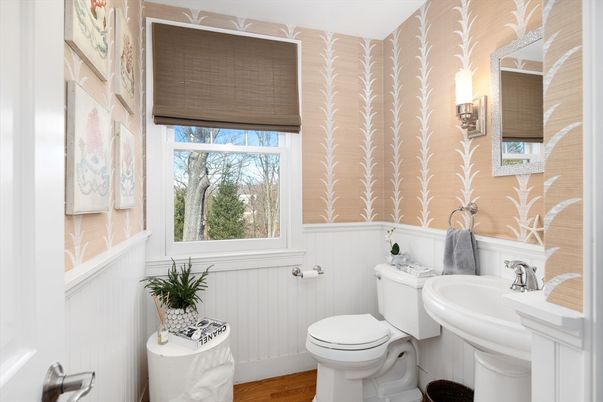 Bathroom, Interior, Wood Texture Flooring