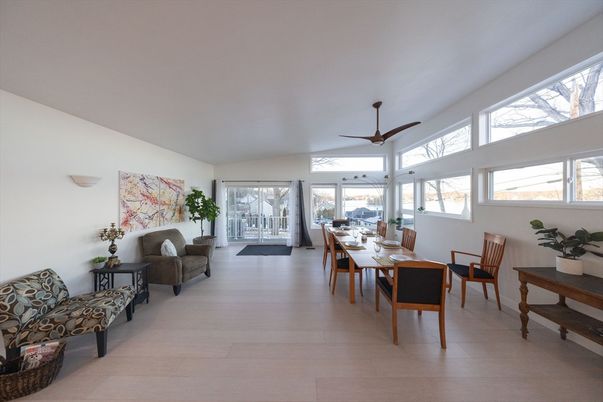 Dining room, Interior, Wood Texture Flooring
