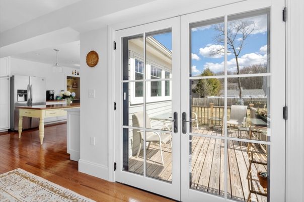 Interior, Kitchen, Pendant Lights, Stainless Steel Appliances, Wood Texture Flooring