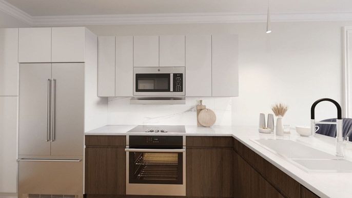 Interior, Kitchen, Stainless Steel Appliances