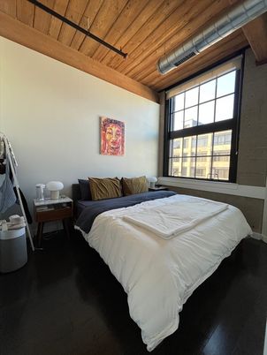 Bedroom, Interior, Wooden Beams, Wooden Ceilings