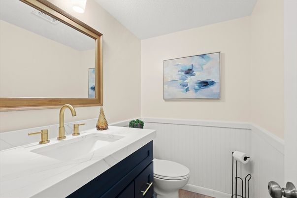 Bathroom, Interior, Wood Texture Flooring