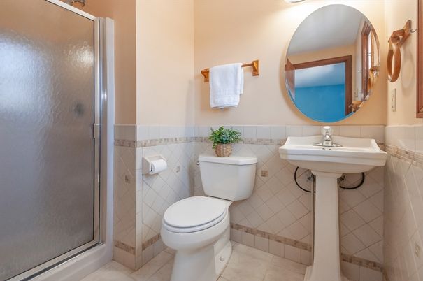 Bathroom, Glass Shower, Interior