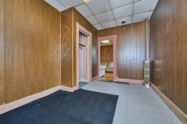 Empty room, Interior, Wooden Walls