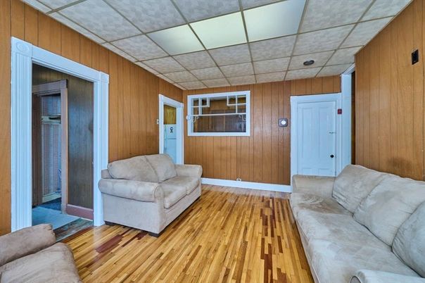 Interior, Living room, Wood Texture Flooring, Wooden Walls