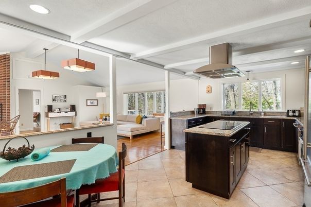 Interior, Kitchen, Living room, Pendant Lights, Recessed Lighting