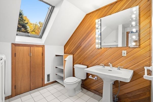 Bathroom, Interior, Wooden Walls