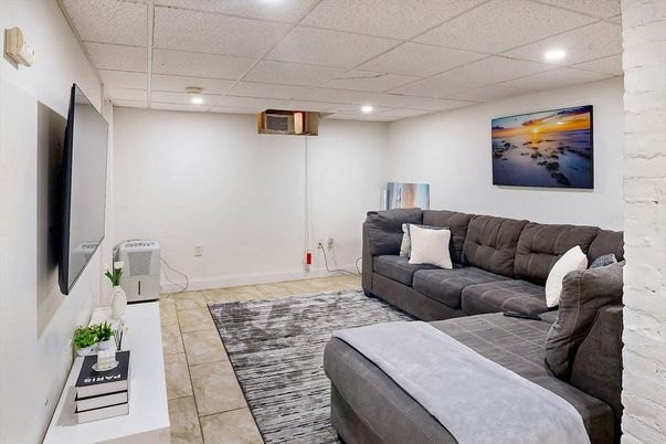 Interior, Living room, Recessed Lighting