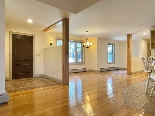 Chandelier, Interior, Recessed Lighting, Wood Texture Flooring