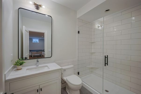 Bathroom, Glass Shower, Interior