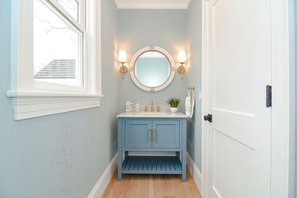 Bathroom, Interior, Wood Texture Flooring