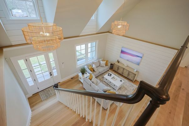 Chandelier, Interior, Living room, Wood Texture Flooring
