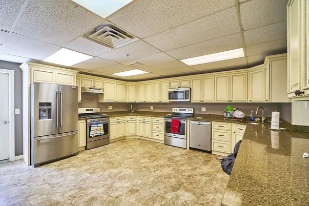 Interior, Kitchen, Recessed Lighting, Stainless Steel Appliances