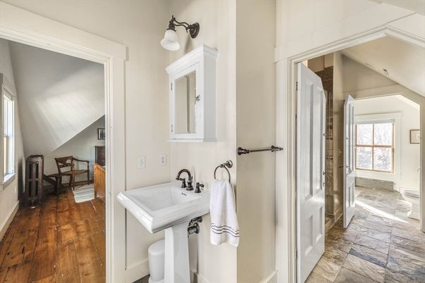 Bathroom, Interior, Wood Texture Flooring