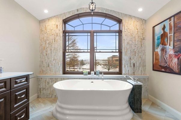 Fireplace, Interior, Kitchen, Pendant Lights, Recessed Lighting, Stainless Steel Appliances, Wooden Ceilings, Wood Texture Flooring